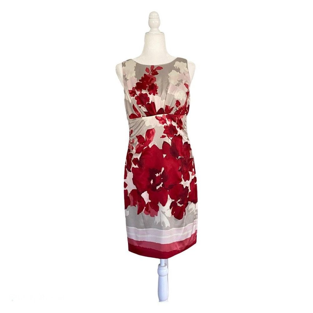 Donna Ricco Women's Floral Dress Sleeveless